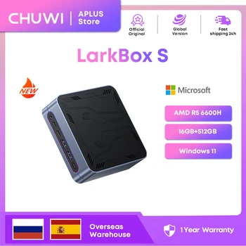 CHUWI LarkBox S MiniPC Intel i3-1220P UHD Graphics 10 rdzeni i 12 wątków 16GB RAM 512GB SSD Komputer stacjonarny do gier Mini PC
