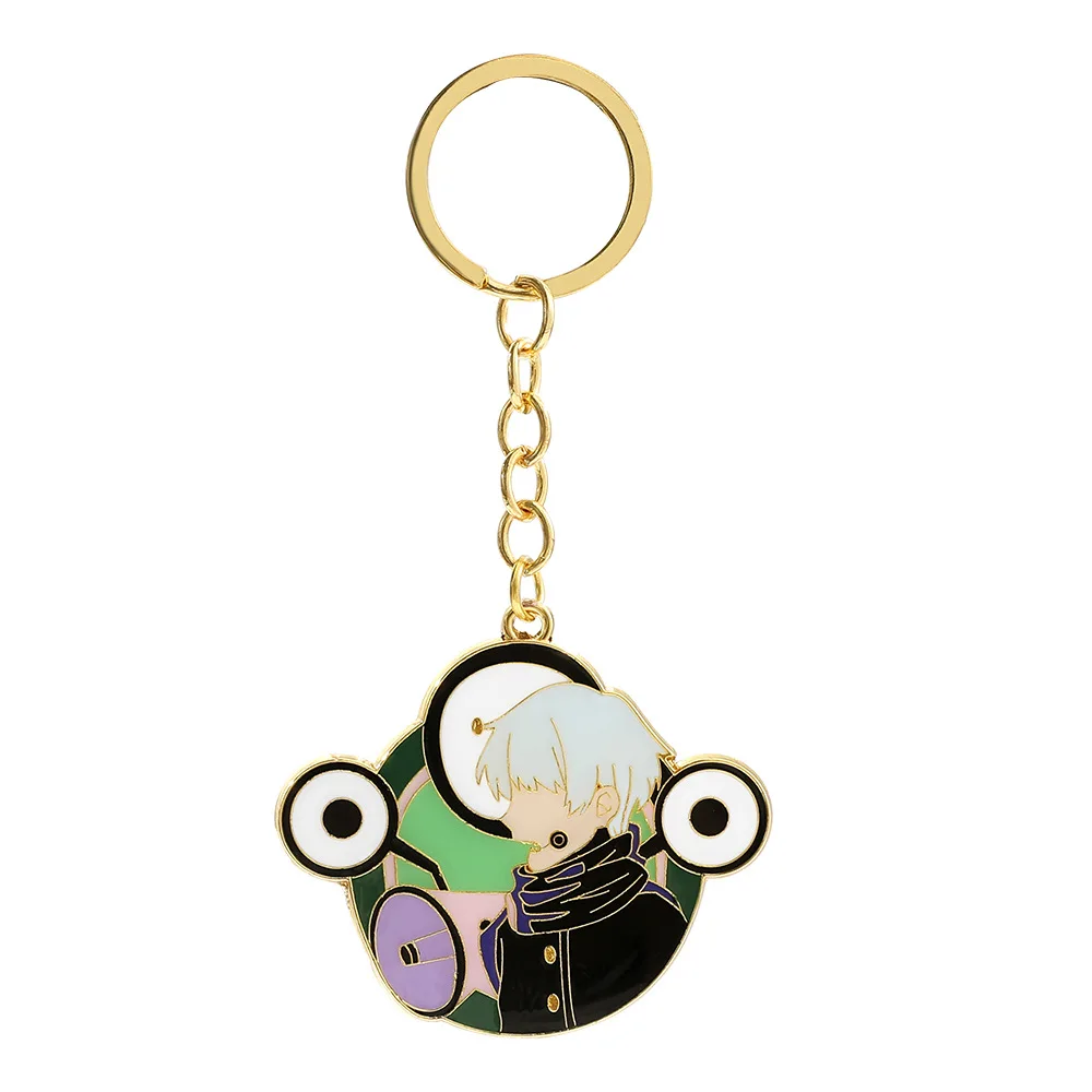 Chaveiro Jujutsu Kaisen Gojo Satoru Anime Yuji Itadori, Acessório para Bolsa e Carro, Brinquedo da Moda