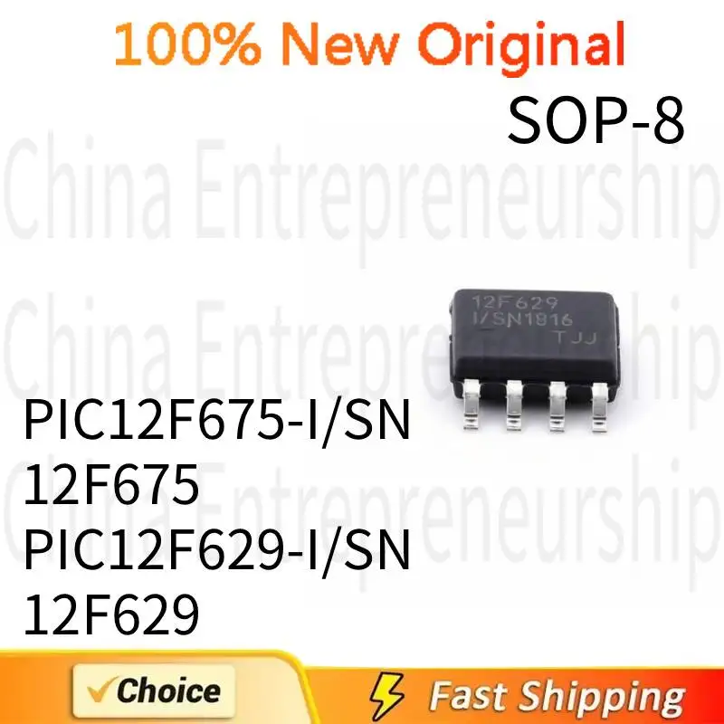 10 Pcs SOP-8 PIC12F…