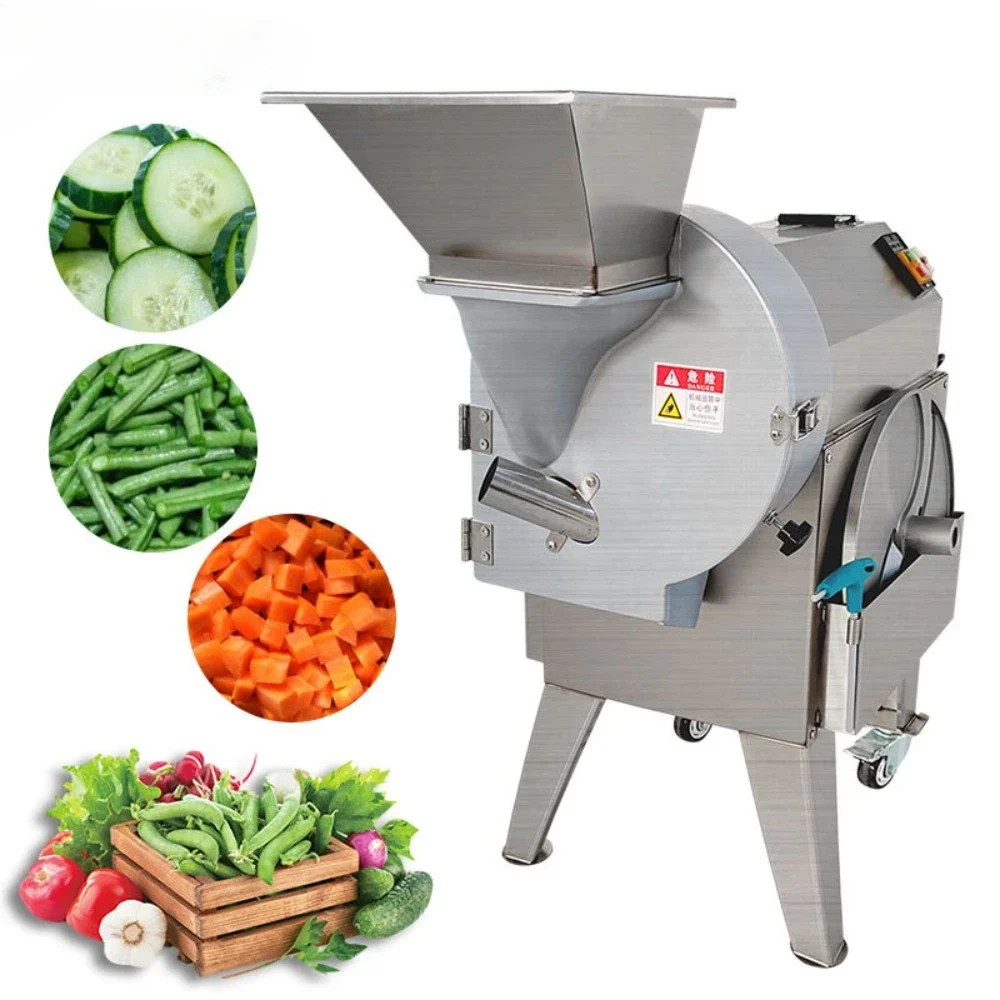 Commercial canteen Multifunctional vegetable cutter Potato taro cutter Automatic radish cutter Slicer Shrender