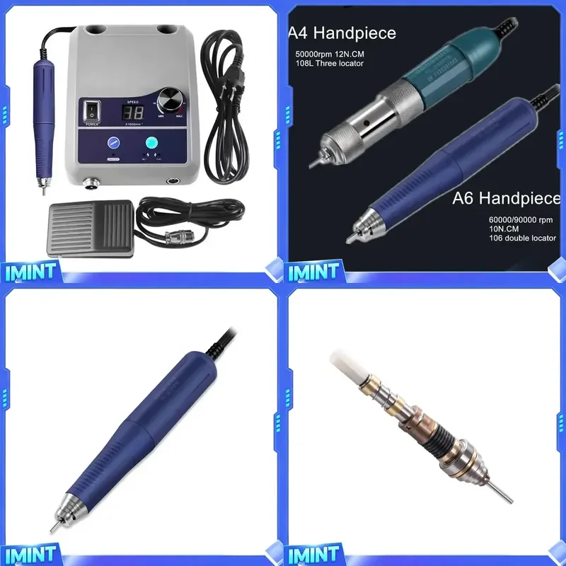 2028J OEM AT-CM-039 Strong 180W Brushless A6 60000rpm Handpiece Micromotor Lab Polishing Drill Jewelry Engraving