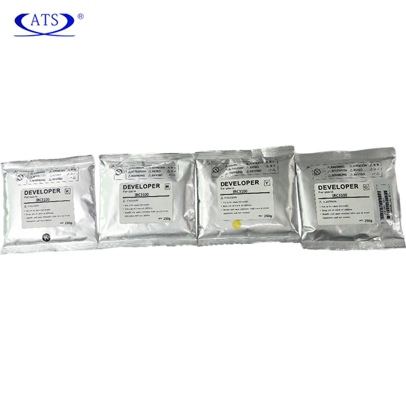 4pcs/lot CMYK developer powder For Canon IRC 3100 3200 4580 5180 4080 copier spare parts IRC3100 IRC3200 IRC4580 IRC5180 IRC4080