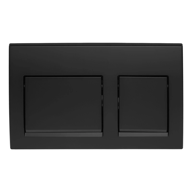 Imagem -02 - Placa de wc para Geberit Chrome Dual Flush Plate Plástico Preto Peças de Banheiro Alpha 15