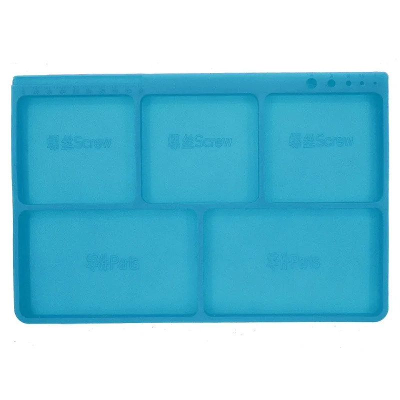 Silicone Parts Tray & Tool Stand - Non-Slip Organizer for RC Car/Truck Hardware Small Accessories