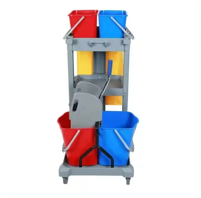 2025 Carrello multifunzione per la pulizia della stanza dell'hotel Carrello per il servizio delle pulizie