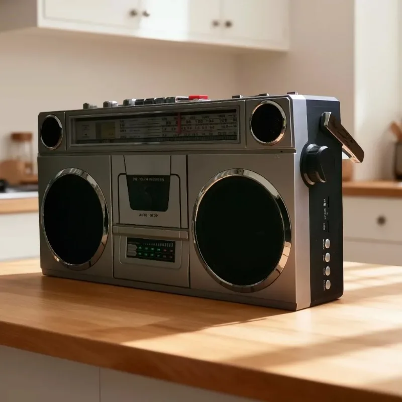 Two-channel stereo tape machine Recording cassette machine Radio charging Bluetooth card speaker