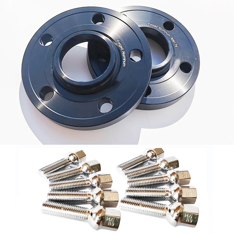2PCS 12mm 5X112 66.6 Wheel Spacer Kit with Lug Bolts 10PCS 12*1.5 for  (Precision Fit) C Class - C220, C230, C280, C43