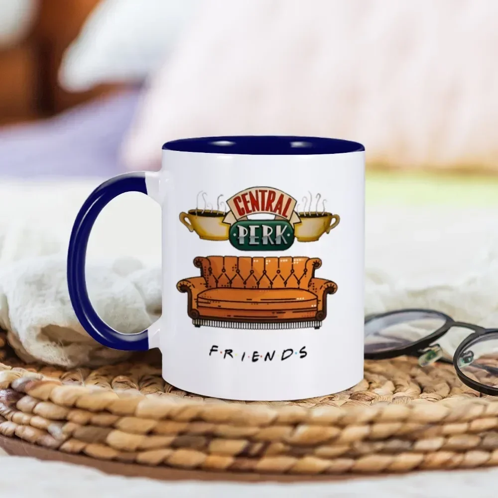 11oz Ceramic Mug FRIENDS TV Show Coffee Mugs Central Perk Milk Tea Cup Gift for Best Friend Birthday Dropshipping Wholesale