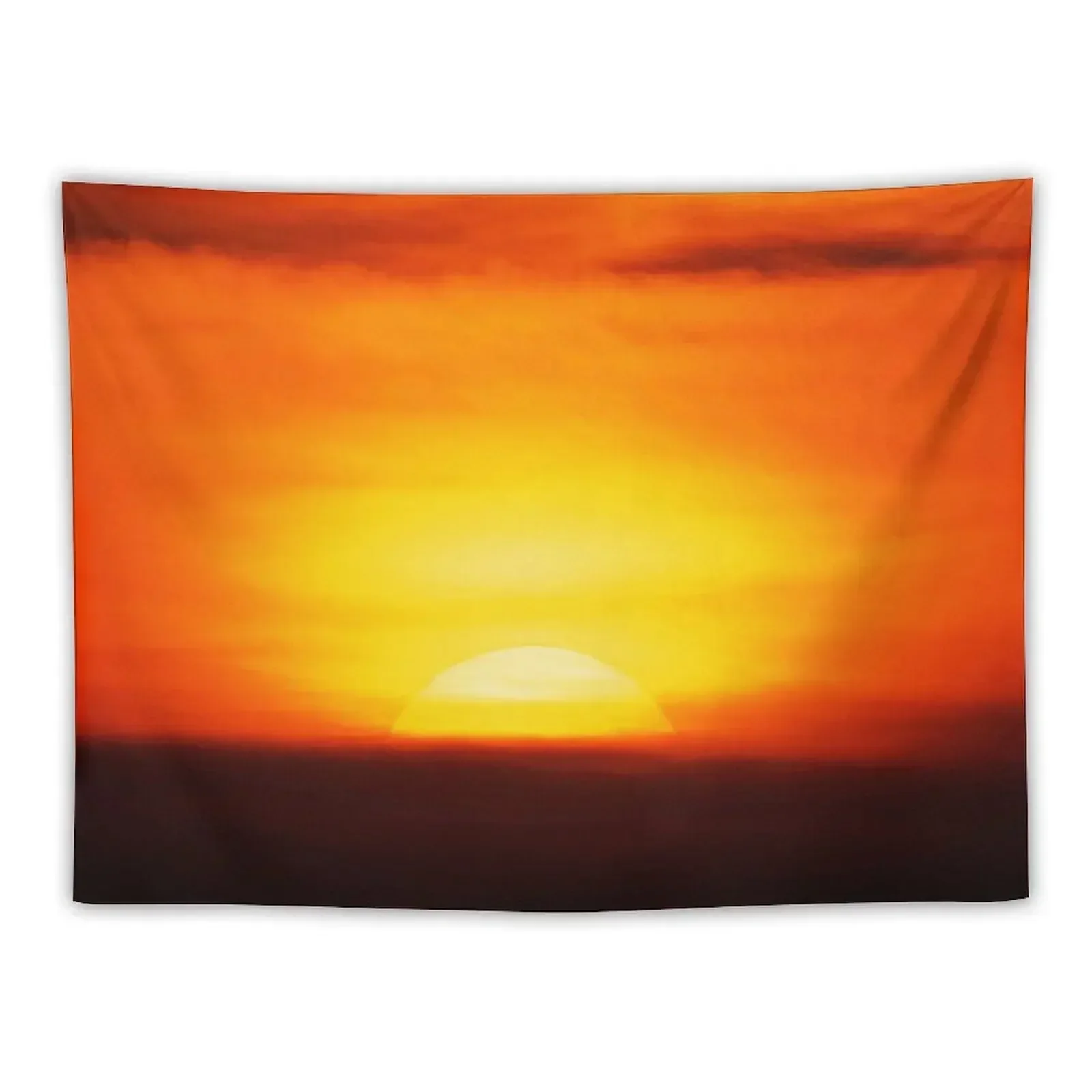 

ORANGE SUNSET SUN BY SUBGIRL Tapestry Room Aesthetic Decor Christmas Decoration Tapestry