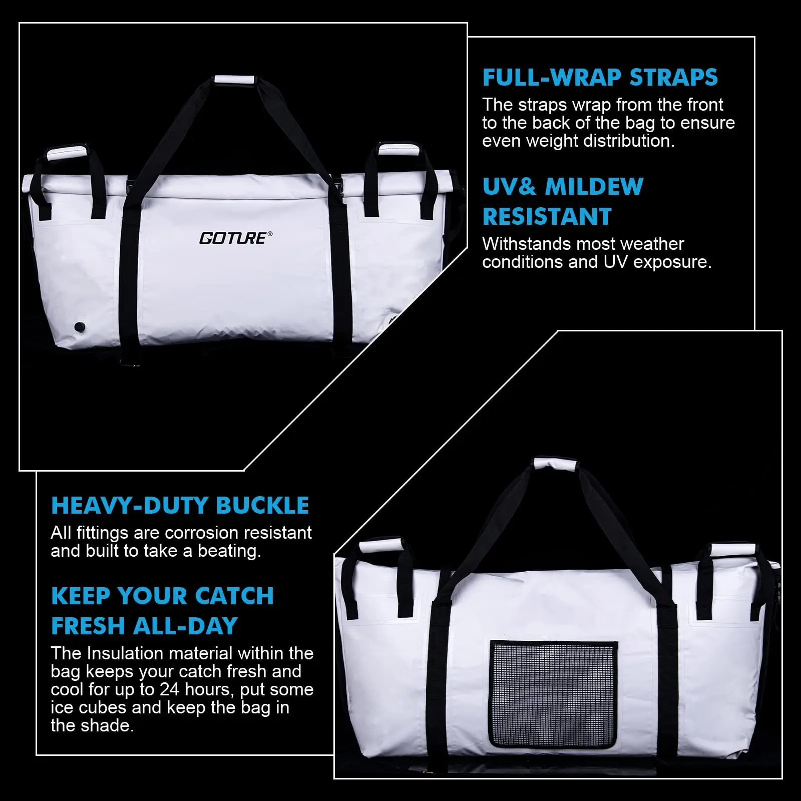 Bolsa térmica para pescado Goture aislada e impermeable - imagen 3