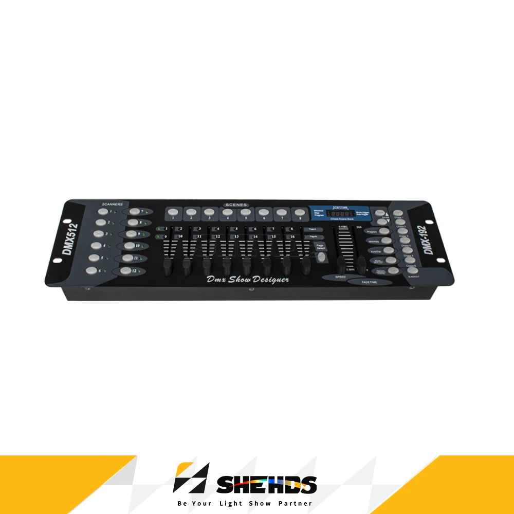 SHEHDS شحن سريع DMX512 ضوء المرحلة DMX تحكم وحدة التحكم DMX 192 تحكم ل Led الاسمية تتحرك رئيس المرحلة حفلة مصباح دي جي #1