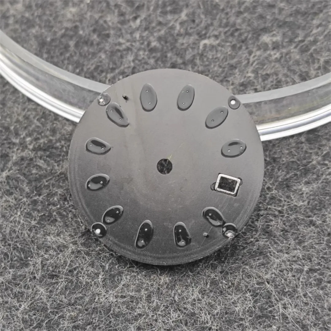 GMT NH34 Watch Case 32mm Watch Dial BGW9 Light Blue Luminous Dial Green Luminous Bezel Mechanical Accessories for NH34 Movements