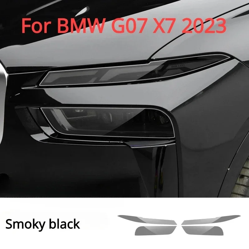 For BMW G07 X7 2023 Car Exterior Headlight Anti-scratch TPU Protective film Anti-scratch Repair film Accessories Refit