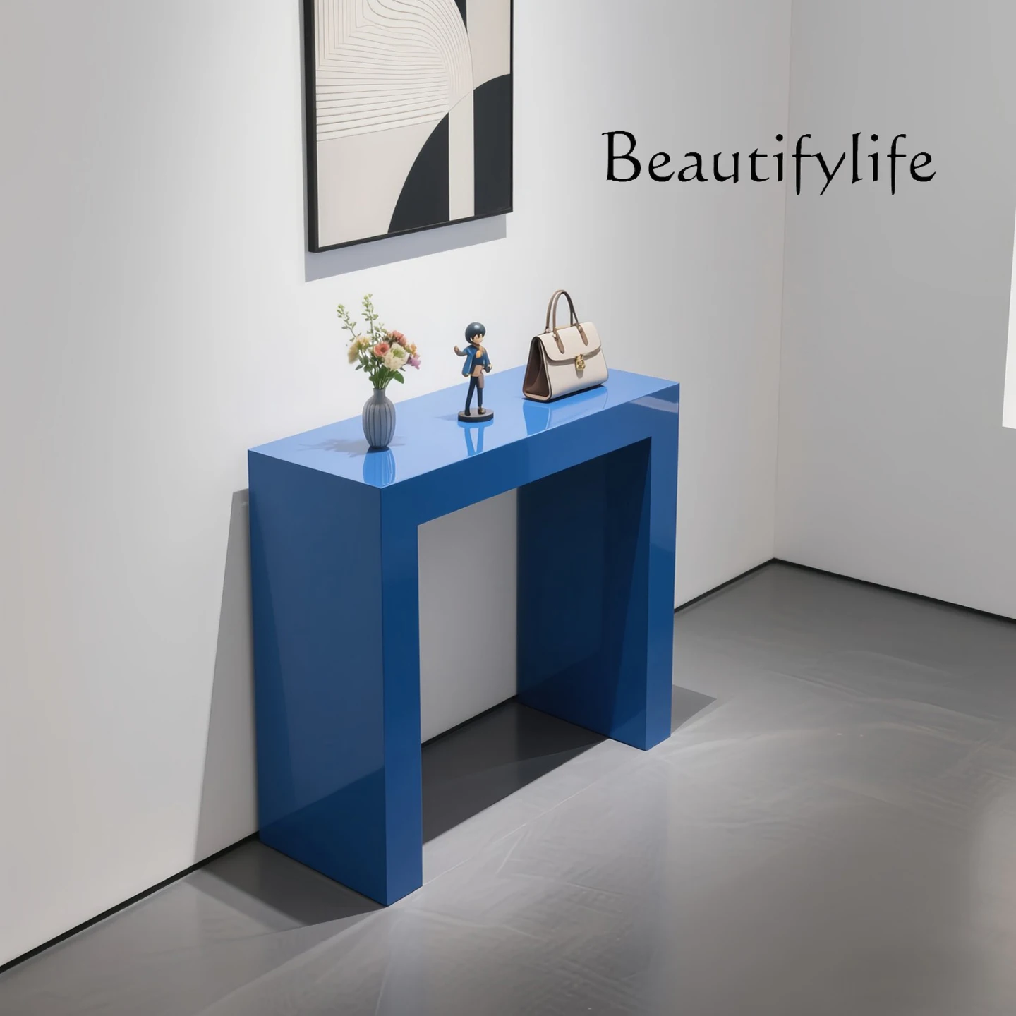 Wooden display table sand table door and window sample corner island counter rectangular wooden display cabinet baking paint