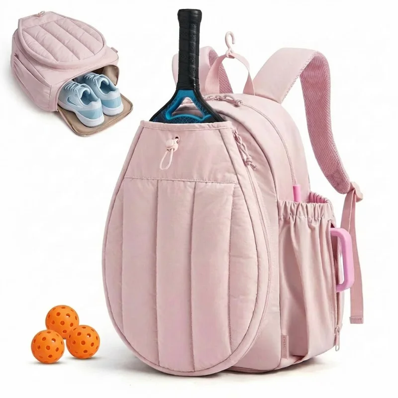Pickleball Backpack Fashionable Portable Double-Shoulder Tennis Bag