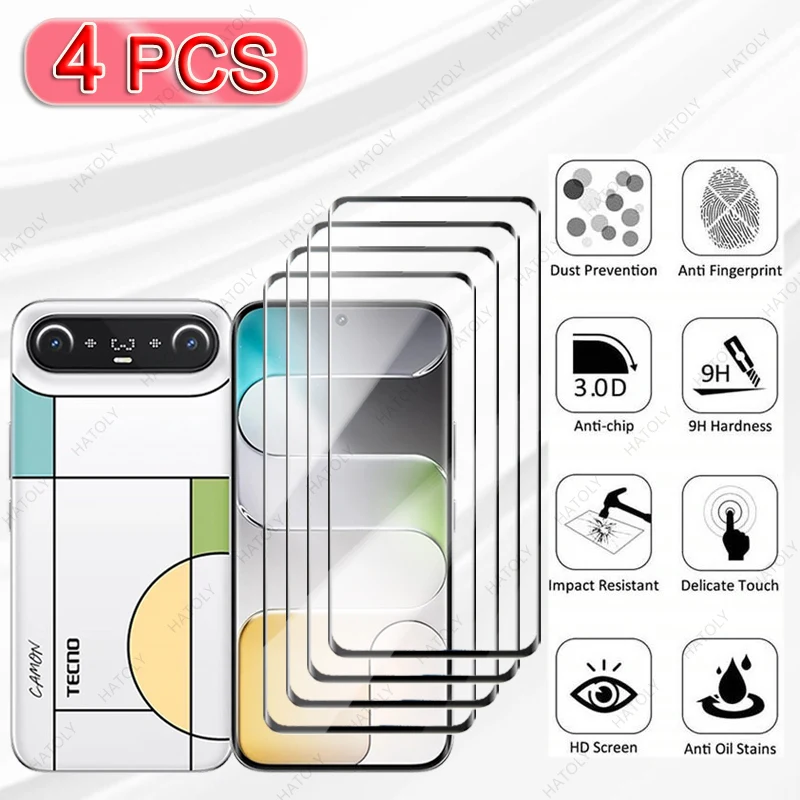 Защитная пленка из 3D-изогнутого стекла для Tecno Camon Slim, защитная пленка для экрана Tecno Camon Slim, защитная пленка для камеры