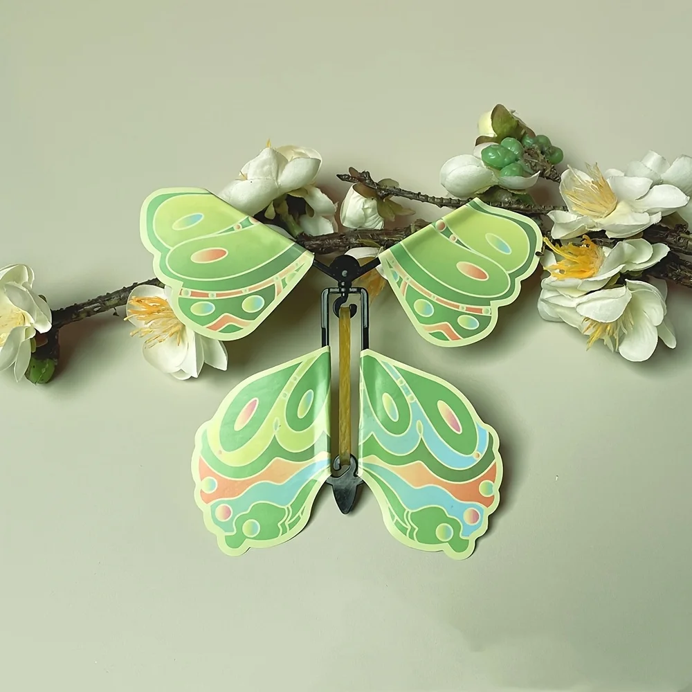 飛べる魔法の蝶、踊って蝶を模倣する創造的な魔法のおもちゃ、新しいユニークな飛んでいる小さな蝶