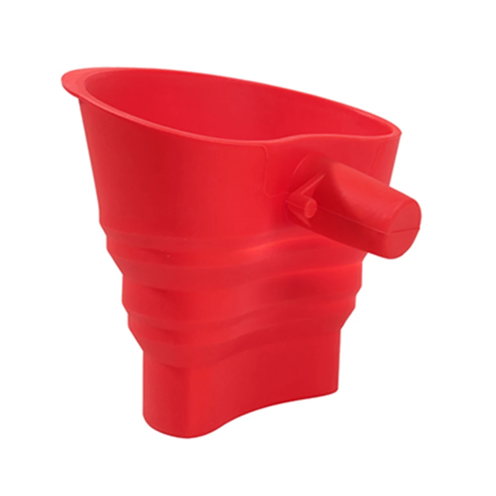 Silicone Foldable Flour Funnel: Clog-Free Design Mixers Silicone Flour Funnel For Mixer Space Saving For Kitchen Aid Standing