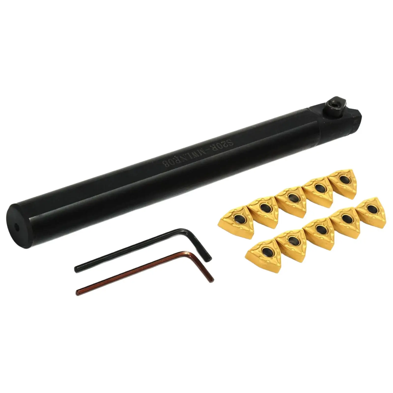 Uchwyt na narzędzia tokarskie Mocny uchwyt z kluczami Narzędzie tokarskie Uchwyt na narzędzia tokarskie z twardego stopu Cylindryczne narzędzie tokarskie