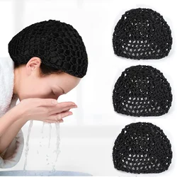 1/4Pcs Soft Crochet Wig Cap Breathable Mesh Crochet Hair Nets Thick Mesh Dome Cap Stretch Free Size Wig Cap for Making Wigs