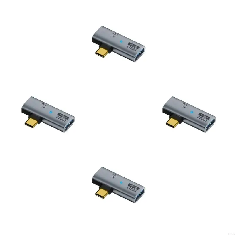 Hub USBC con 100W entrega potencia TYPEC a USB Adaptador transferencia datos velocidad PD100W Cargo rápido