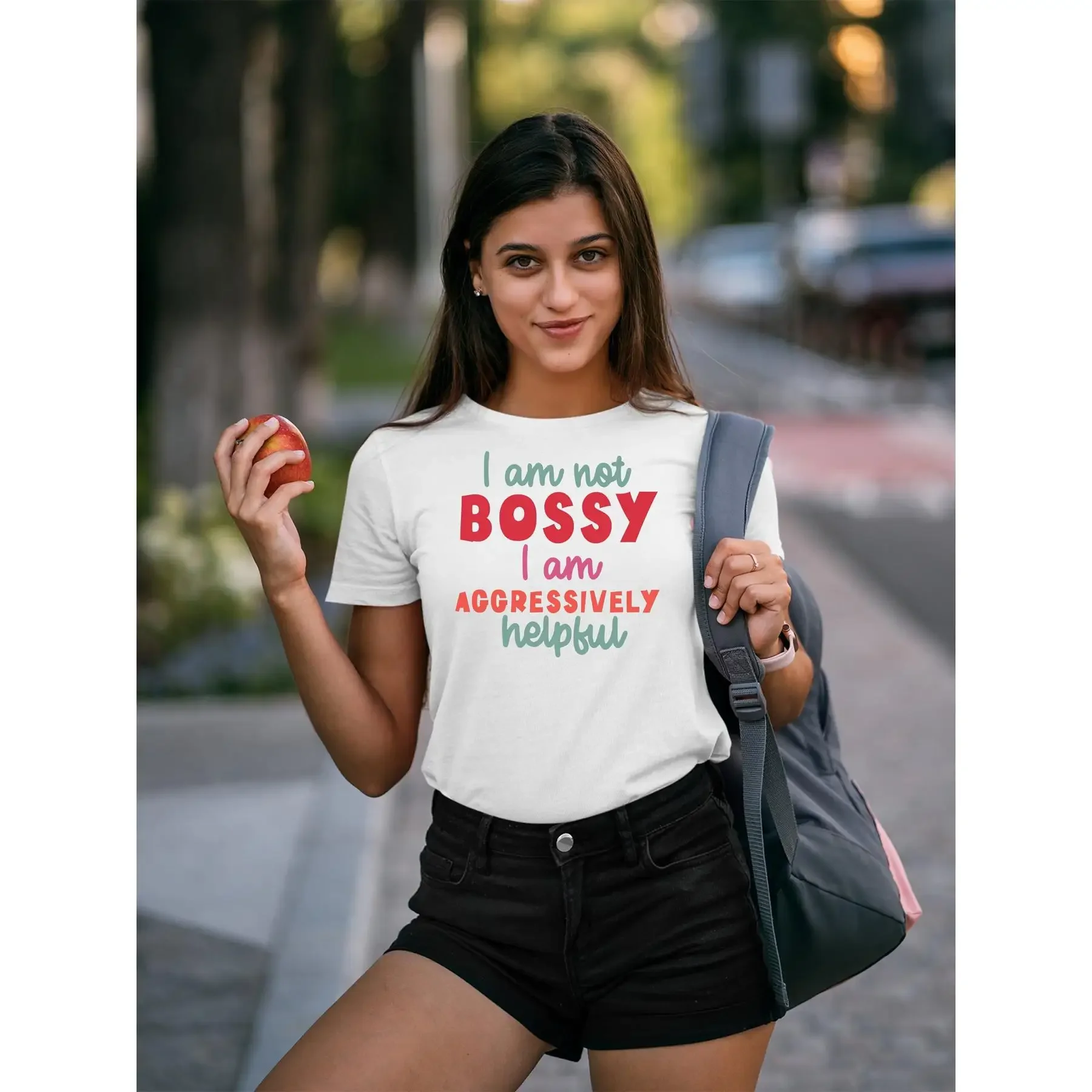 Я не боси, агрессивно, полезная футболка, забавный сарказм Я не боси, агрессивно, полезная футболка, забавный сарказм