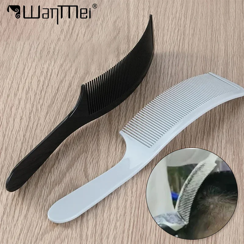 1pc Professionelle Verblassen Kamm Gebogene Rasierer Haar Cipper Schneiden Kamm Anti-Statische Flache Top Kamm Friseur Pinsel Salon liefert