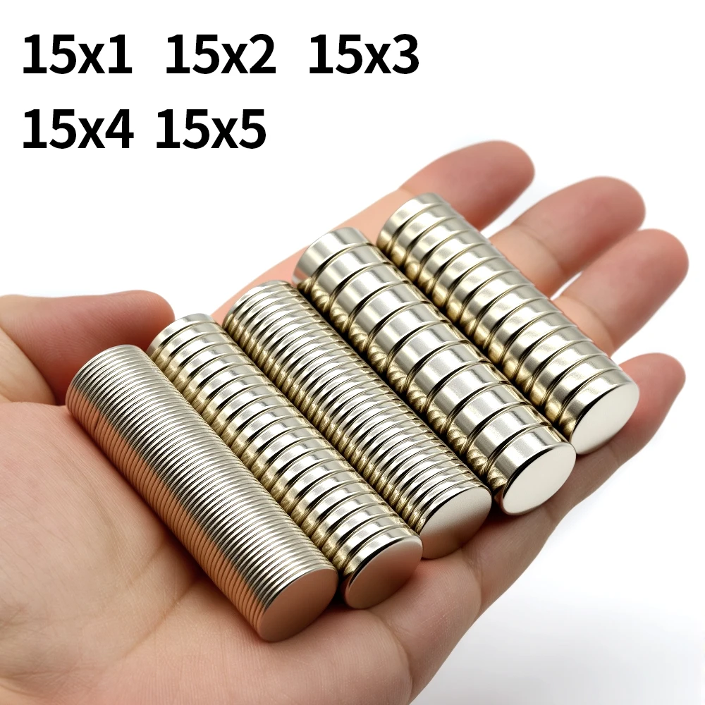 N35 Round Super Strong NdFeB Permanent Magnet Powerful Neodymium Magnets Multi-use Refrigerator Stickers Small Imanes