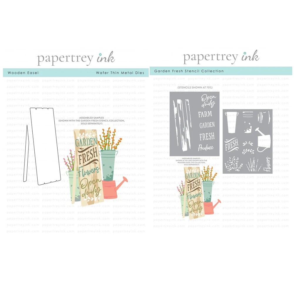 

Wooden Easel Die New 2025 Metal Cutting Dies Garden Fresh Stencil Scrapbooking for Paper Making Frames Card Craft no Stamp