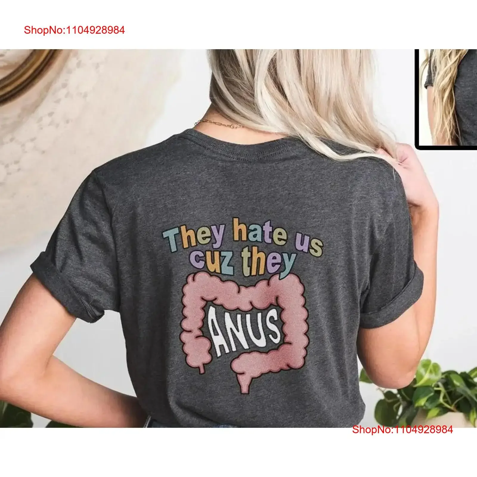 جي ممرضة طاقم فرقة تي شيرت الممرضات أسبوع لطيف الجهاز الهضمي RN إندو الحد الأدنى التنظير التمريض علم الجهاز الهضمي خمر غسلها عادية #1