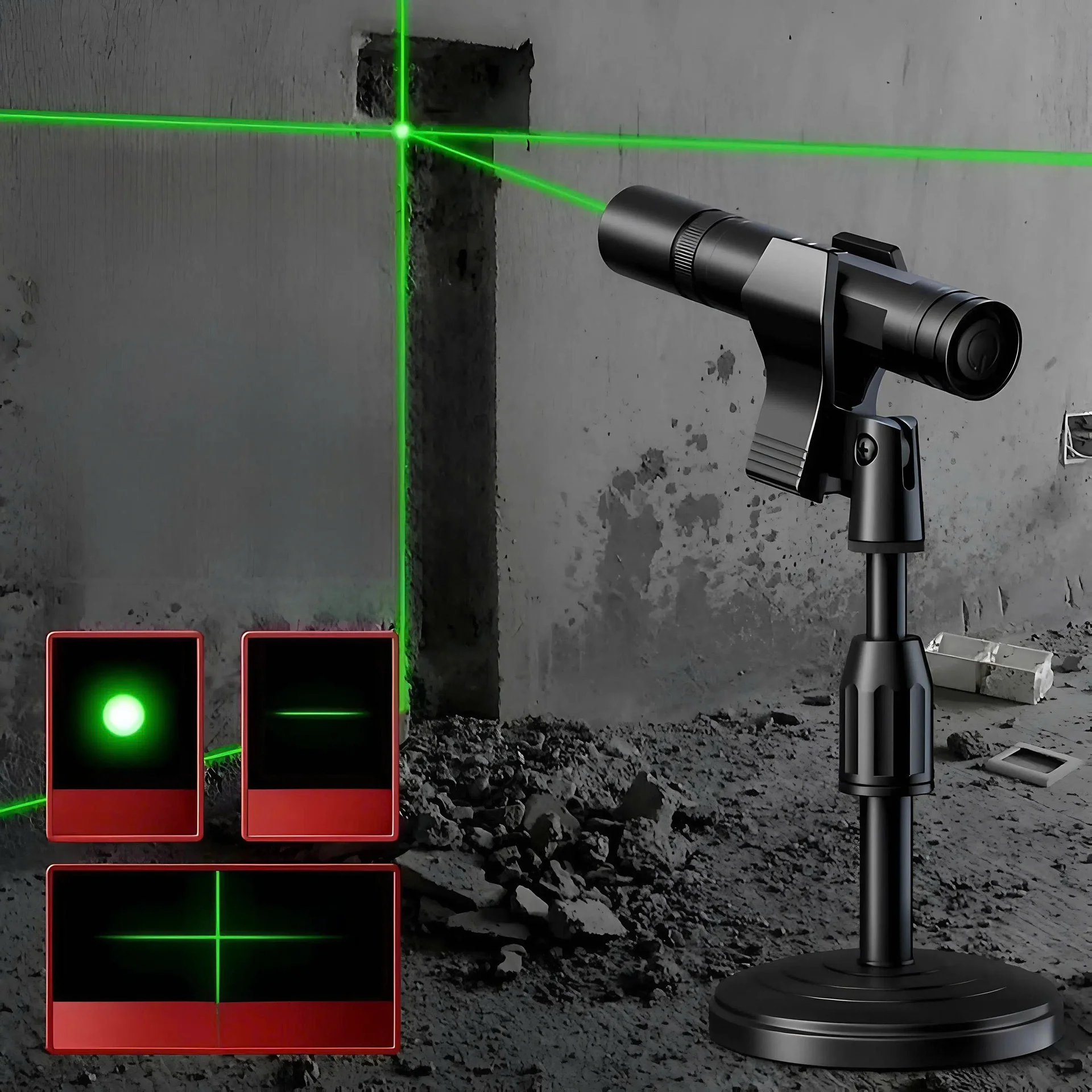Ferramentas a laser, nível laser com retículo, ponteiro de posicionamento infravermelho, caneta marcadora para alinhamento de edifícios, lanterna laser, alta potência