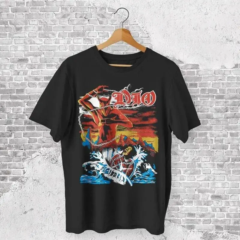 Vtg T Shirt Dio Holy Diver Black Adults