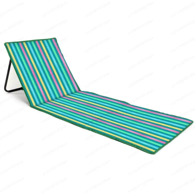 Foldable Lounge Chair Outdoor Park Beach Sunbathing Lounge Chair Lightweight Portable Adjustable Lounge Chair Back Support