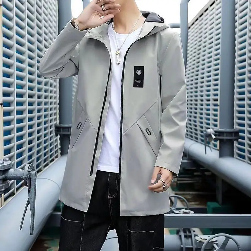 

Trench Coat Camo Mens Fleeced Overlong Cowboy Cycling Abstract Dark Silver Fabric Sets Shipping New Reflective Solid Protection