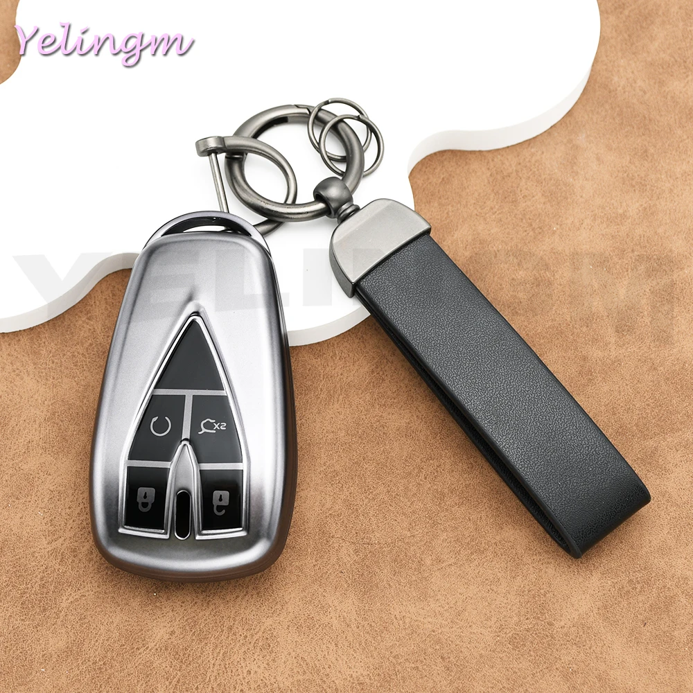 Fashion Car Key Case Cover 4 Button Shell for Changan UNIT UNIK CS35PLUS CS55 PLUS CS75 PLUS Oshan X7 X5 Car Accessories