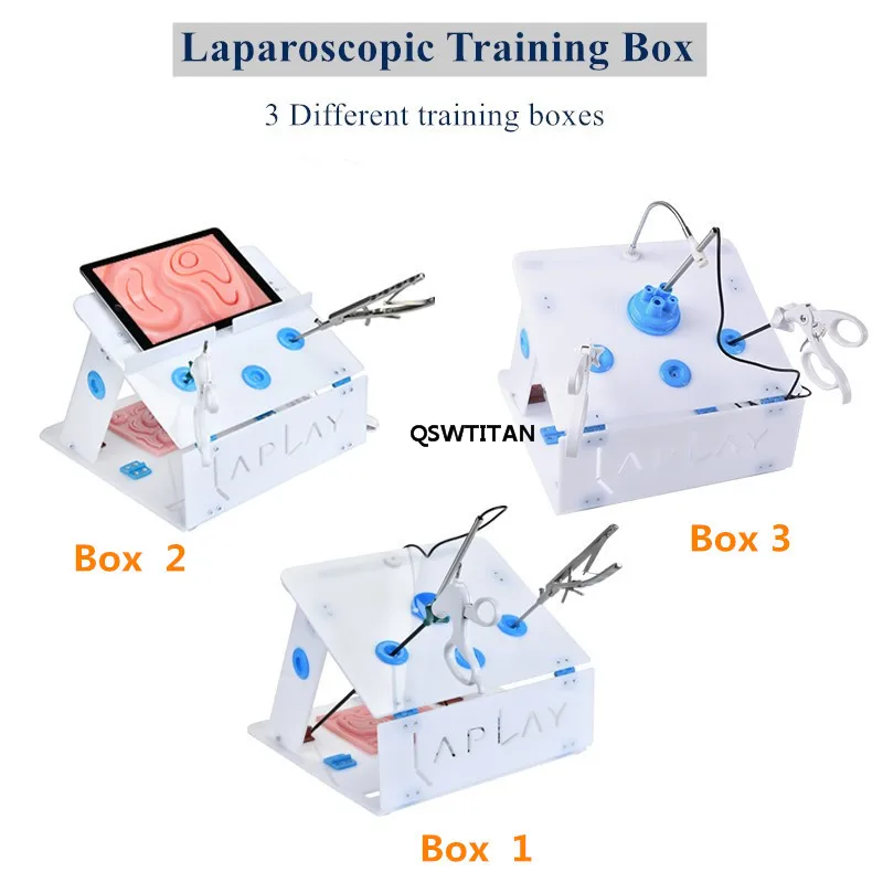 Laparoscopic Simulator Training Box Laparoscopy Surgical Trainer Student Nurse Medical Teaching Tools