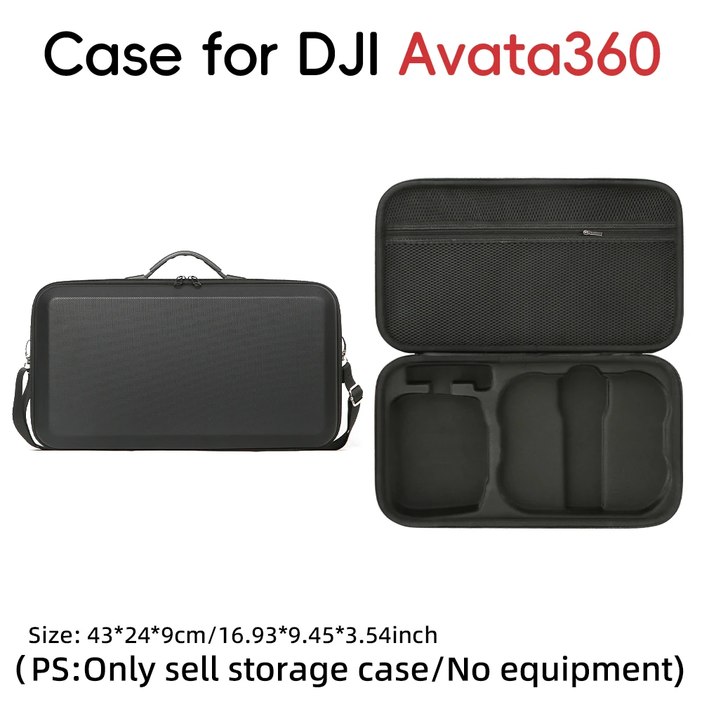 Protective Carrying Case For DJI Avata 360 (RC 2 ) Shouler Storage Bag Dust-proof And Shock-resistant Travel Box Drone Accessory_voghion.com