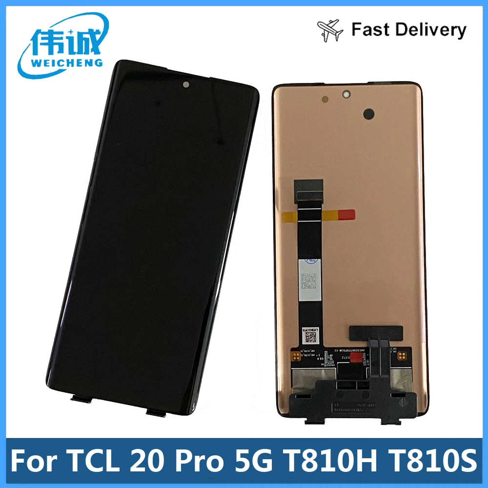 

6.67" AMOLED LCD Display For TCL 20 Pro 5G T810H T810S Touch Screen Digitizer Assembly For TCL 20Pro 5G T810S Replacement Parts