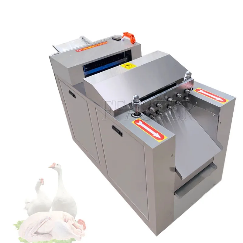 Automatic Bone Cutting Machine Rib Chicken Duck Fish Goose Poultry Meat Skeleton Cutting Machine