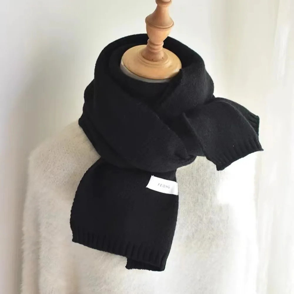 مريلة الحرارية الرقبة أدفأ سماكة الأزياء الحياكة وشاح من الصوف المفاجئة السحابة يندبروف تزلج دراجة نارية وشاح للجنسين #6