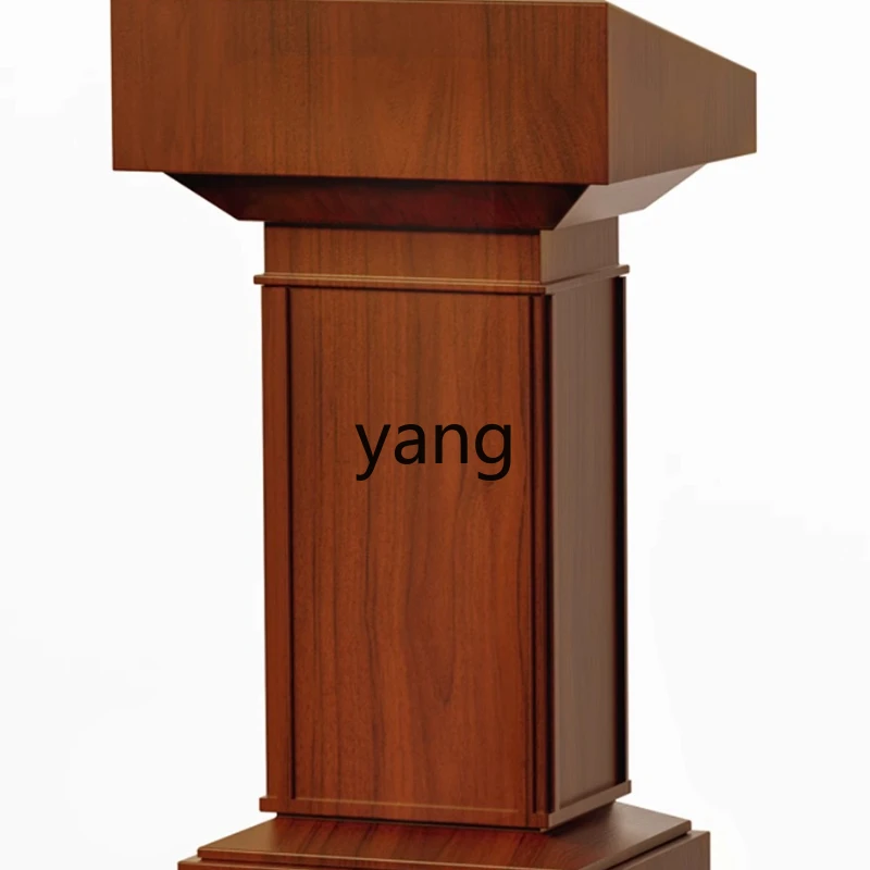 LTT Solid Wood Lecture Desk Welcome Desk Restaurant Reception Desk Leader's Speech Seat
