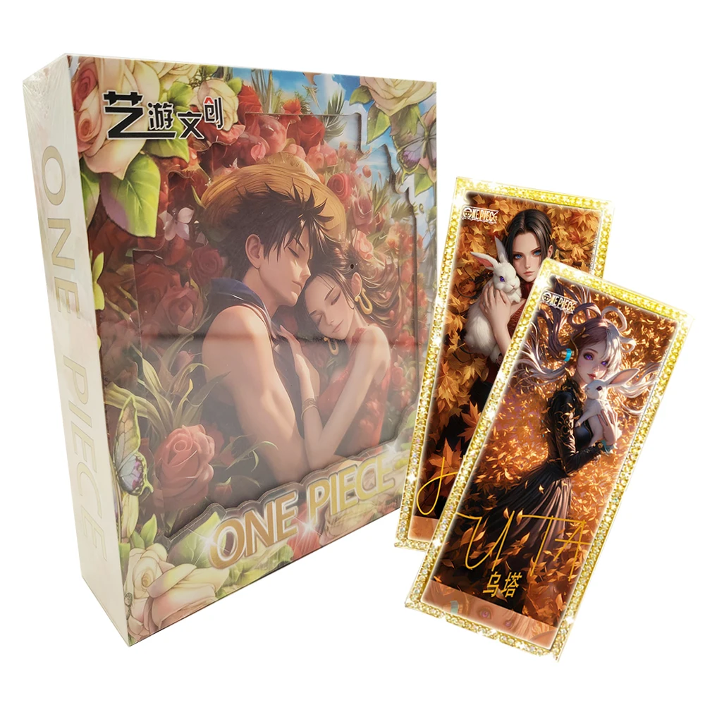 

Hot Blooded Youth Japanese Anime One Piece Collection Cards Protagonist Group Luffy Nami Rare Cards Peripheral Toys for Family
