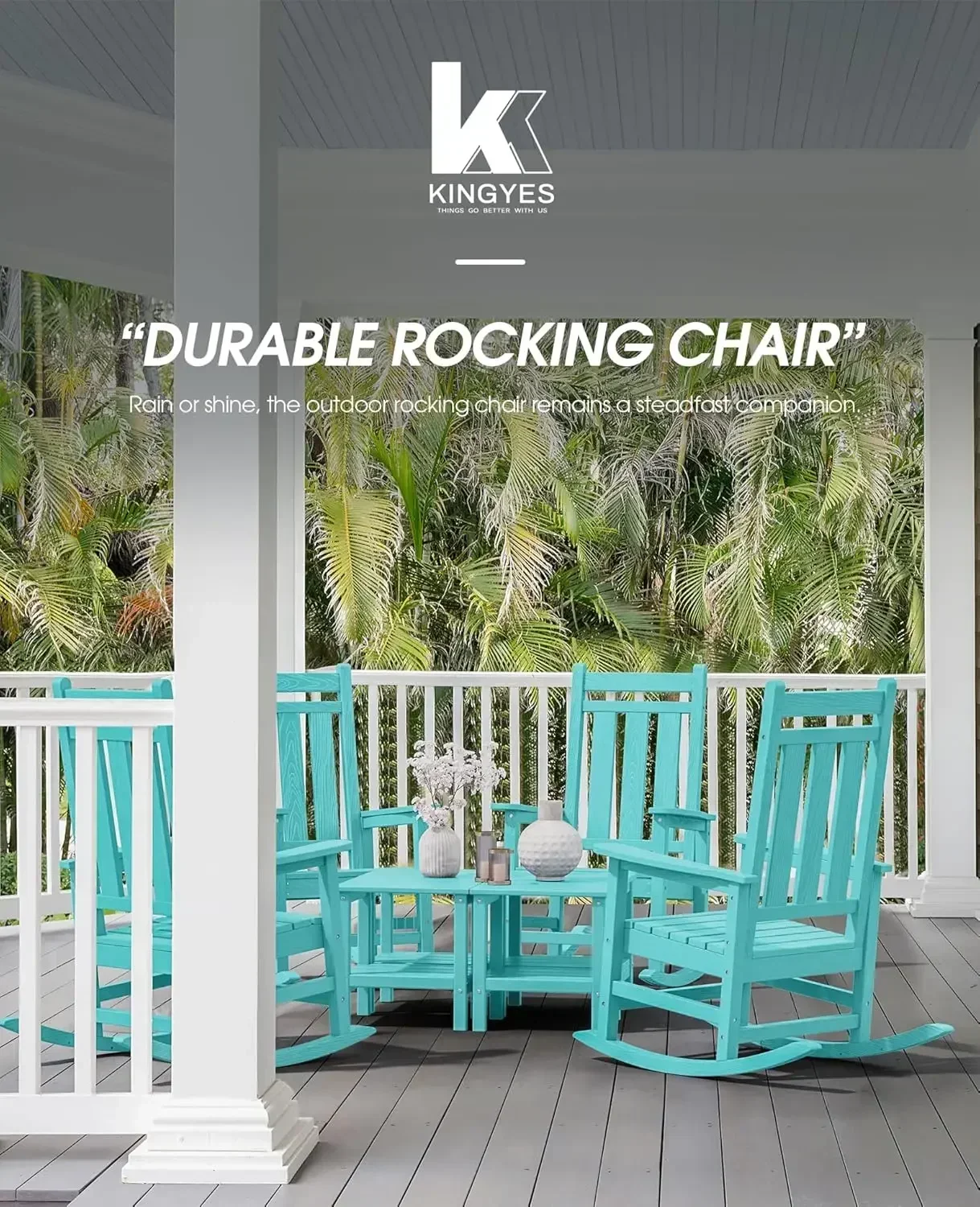 

[Discounted Price, Hot Sale!]Outdoor Patio Rocking Chair, Aruba