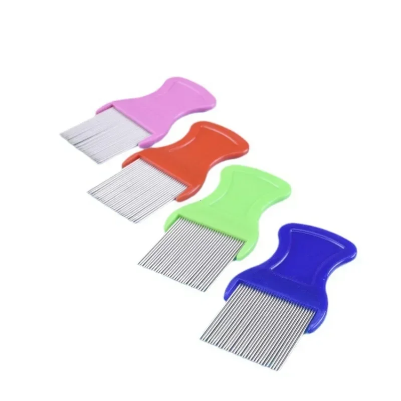 Stainless Steel Kids Hair Terminator Lice Comb Nit Free Rid Headlice Super Density Teeth Remove Nits Comb Hair Tool Dropshiping