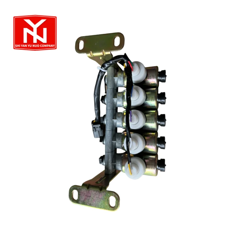 Suitable for Dongfeng Jinlong Jinlan T-LIFT Exhaust Brake Five-way Solenoid Valve Stainless Steel + Rubber Valvetronic