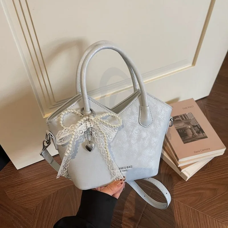 Elegant Fashionable Diaper Bag Women Designer Luxury Leather Handbag Large Capacity Tote Shoulder Bag Crossbody Messenger