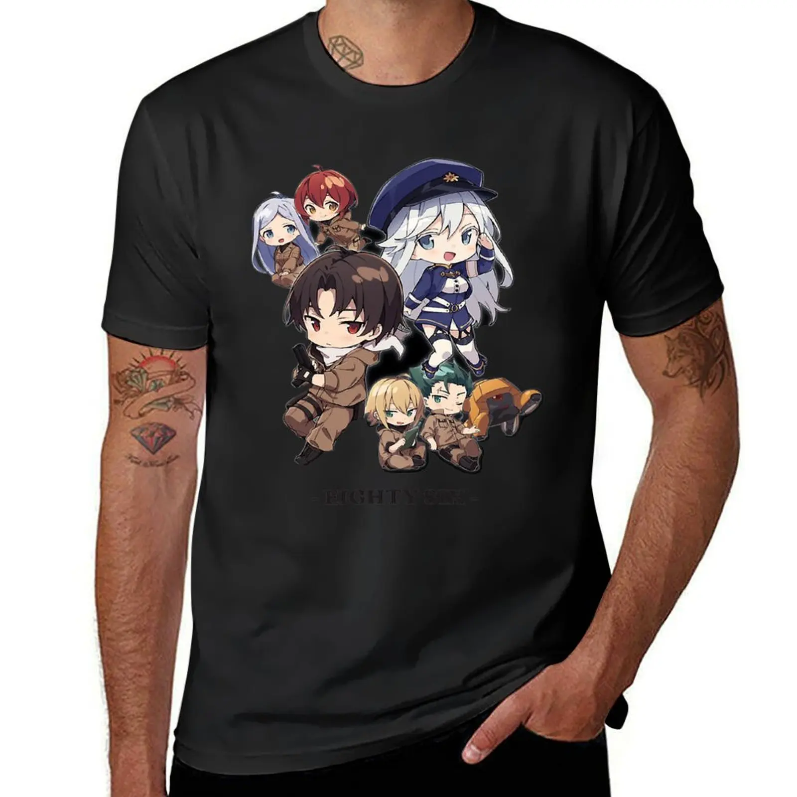 86 Eighty Six T-Shirt Blouse anime summer top t shirts for men pack