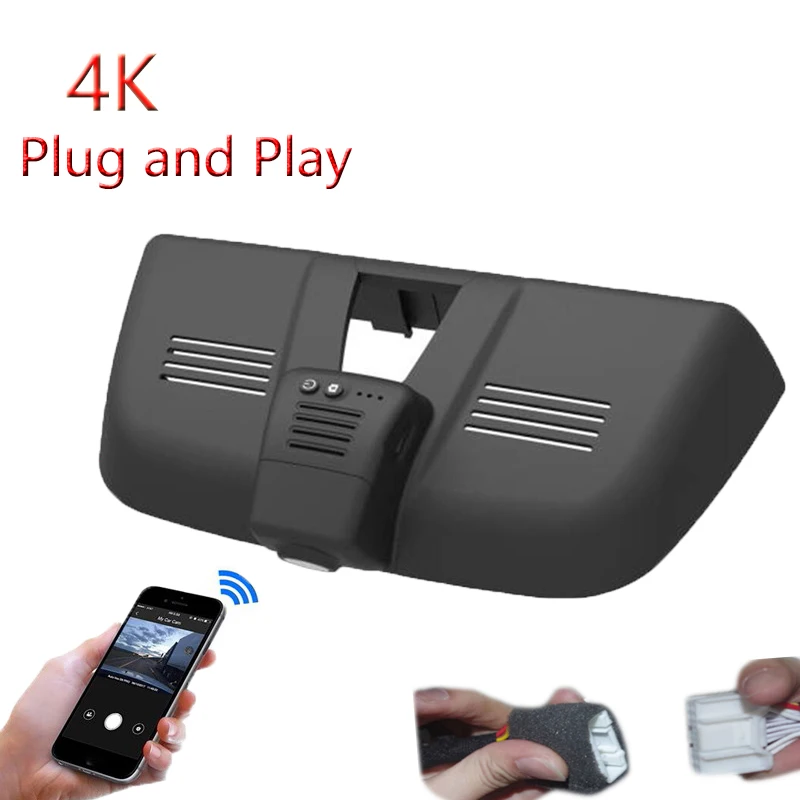 4K Plug And Play For Great Wall POER 2020 2019 Car Wifi DVR Video Recorder Dash Camera FHD 2160P Night Vision