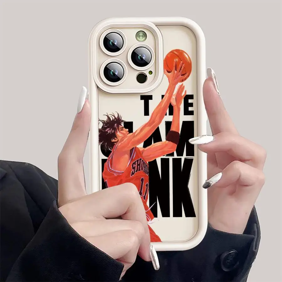 Japan Comic Slam Dunk Cover Phone Case for Apple iPhone 13 15 16 Pro Max 14 13 Pro 11 12 14Plus 15Plus Soft TPU image 3