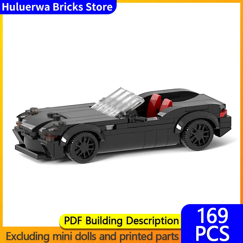 

Speed Hypercar Model MOC Building Bricks Z8 Convertible Sports Car Modular Technology Gifts Holiday Assemble Children Toys Suit